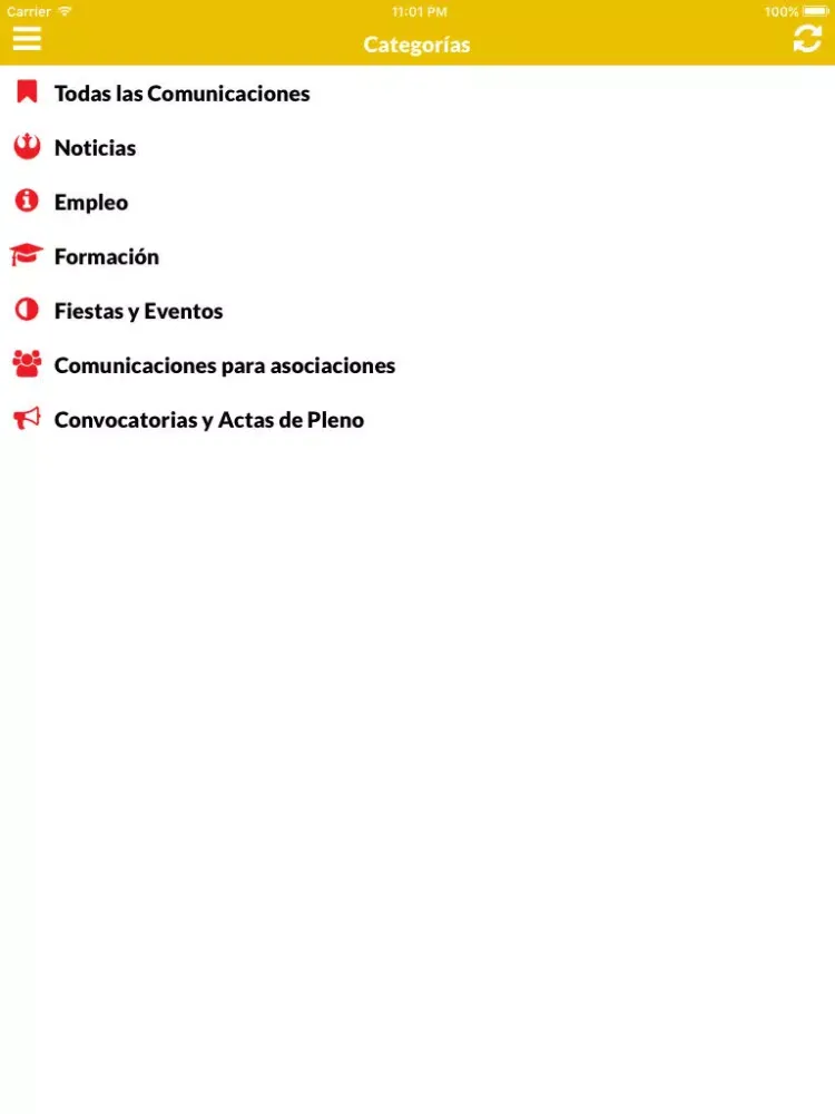 Sierra de Fuentes iPad 应用截图