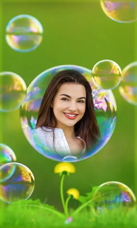 Ảnh chụp màn hình của Bubble Photo Frames