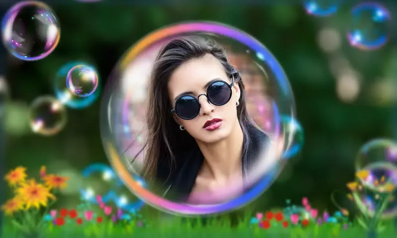 Ảnh chụp màn hình của Bubble Photo Frames