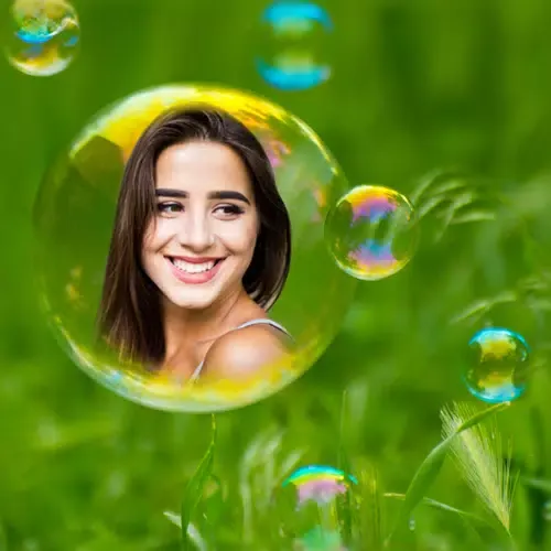 Ảnh chụp màn hình của Bubble Photo Frames