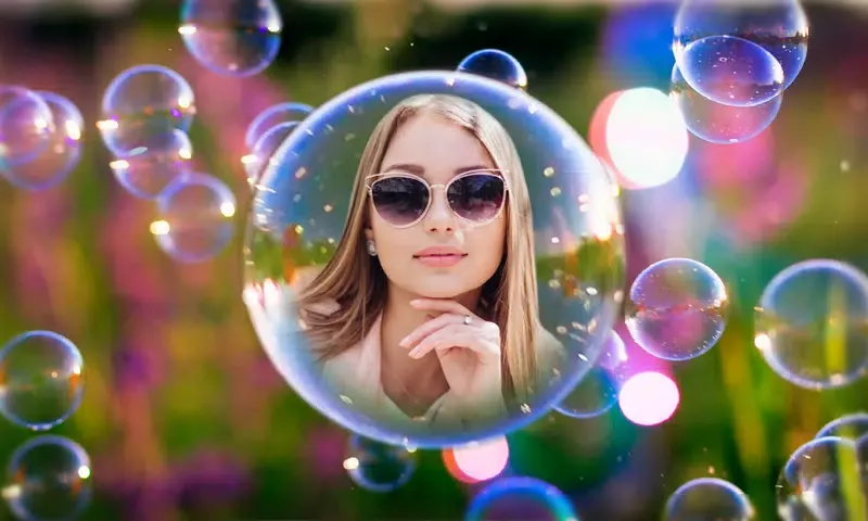 Ảnh chụp màn hình của Bubble Photo Frames
