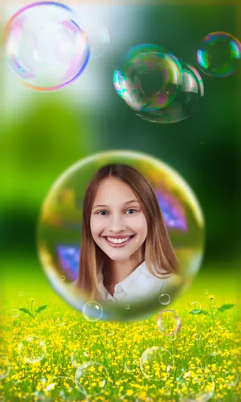 Ảnh chụp màn hình của Bubble Photo Frames