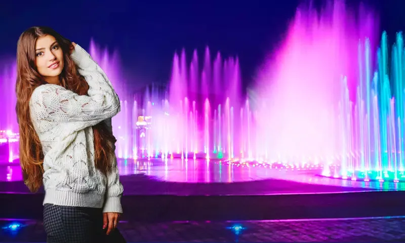 Capturas de tela do Water Fountain Photo Frames