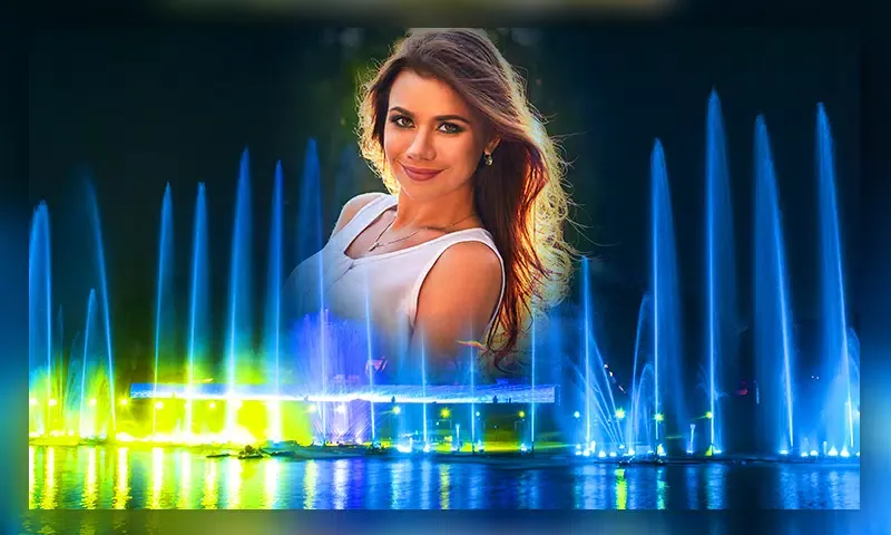 Capturas de tela do Water Fountain Photo Frames