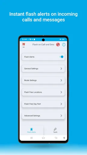 Ultra Flash Alerts on Call SMS Screenshots