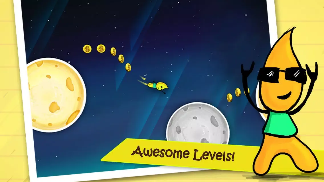 Tiny Guy Jumper FREE - Simple But Super Cool Doodle Adventure Endless Run Game スクリーンショット