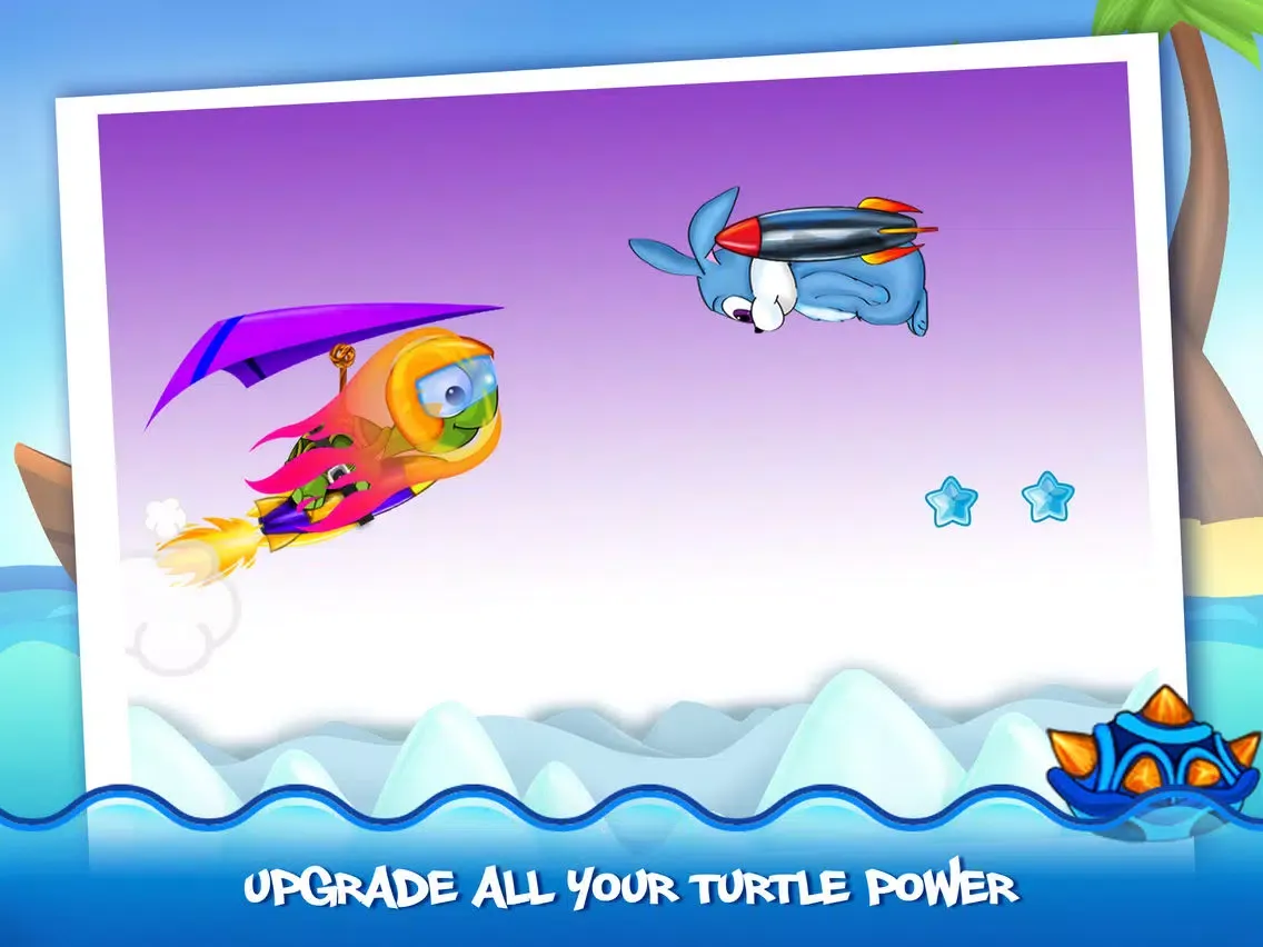 Rabbit&Turtle - Amazing Flying Race iPad  스크린샷