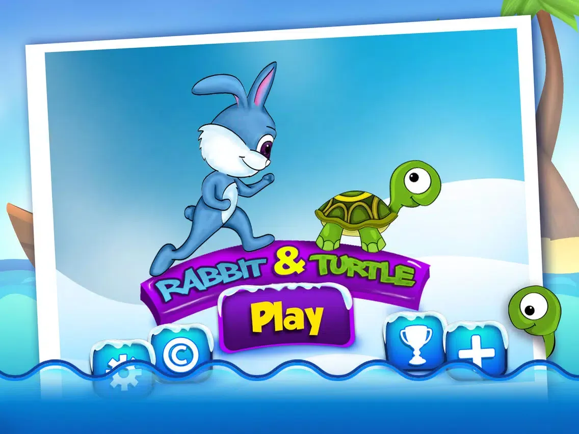 Rabbit&Turtle - Amazing Flying Race iPad  스크린샷