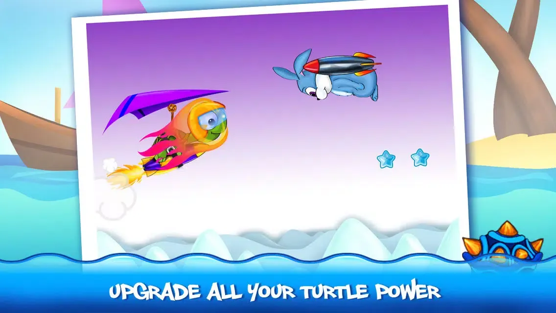 Rabbit&Turtle - Amazing Flying Race 스크린샷