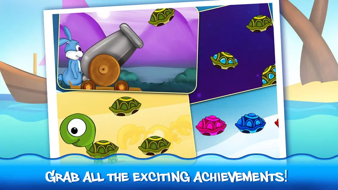 Rabbit&Turtle - Amazing Flying Race 스크린샷