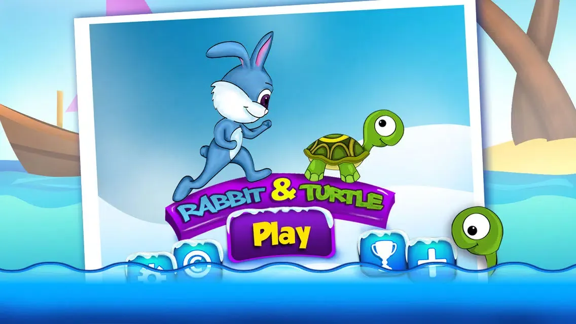 Rabbit&Turtle - Amazing Flying Race 스크린샷