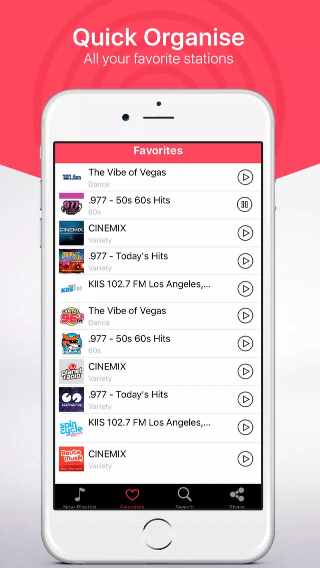 Radio Live - #1 Streaming USA Ekran Görüntüleri