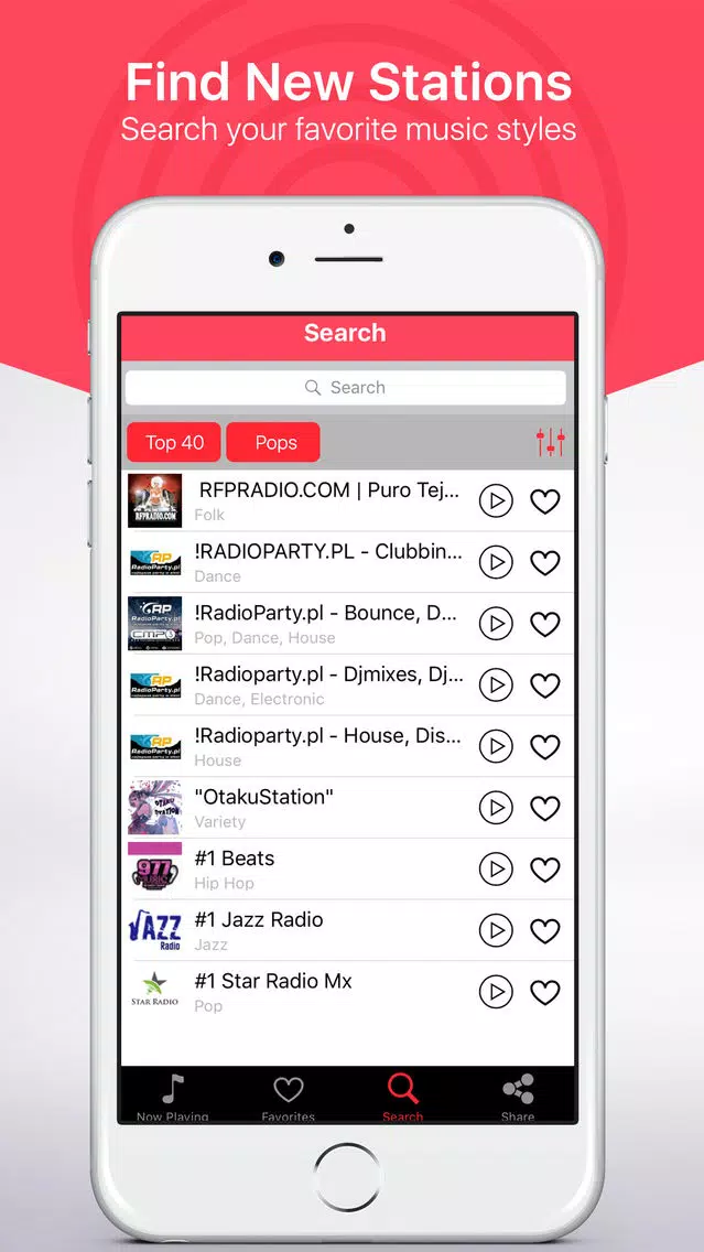 Radio Live - #1 Streaming USA Ekran Görüntüleri