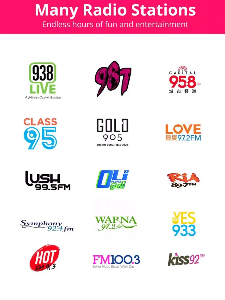 Radio SG - Top #1 Singapore FM iPad  Screenshots