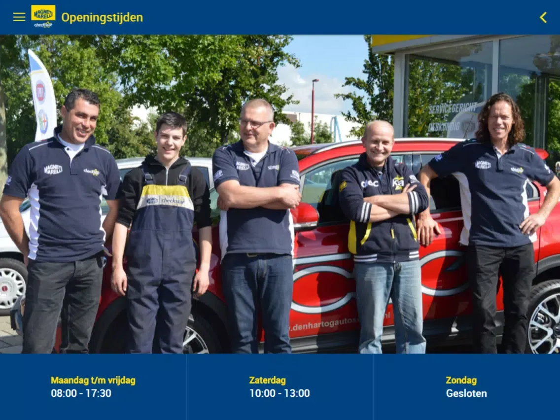 Den Hartog Autoservice iPad 应用截图
