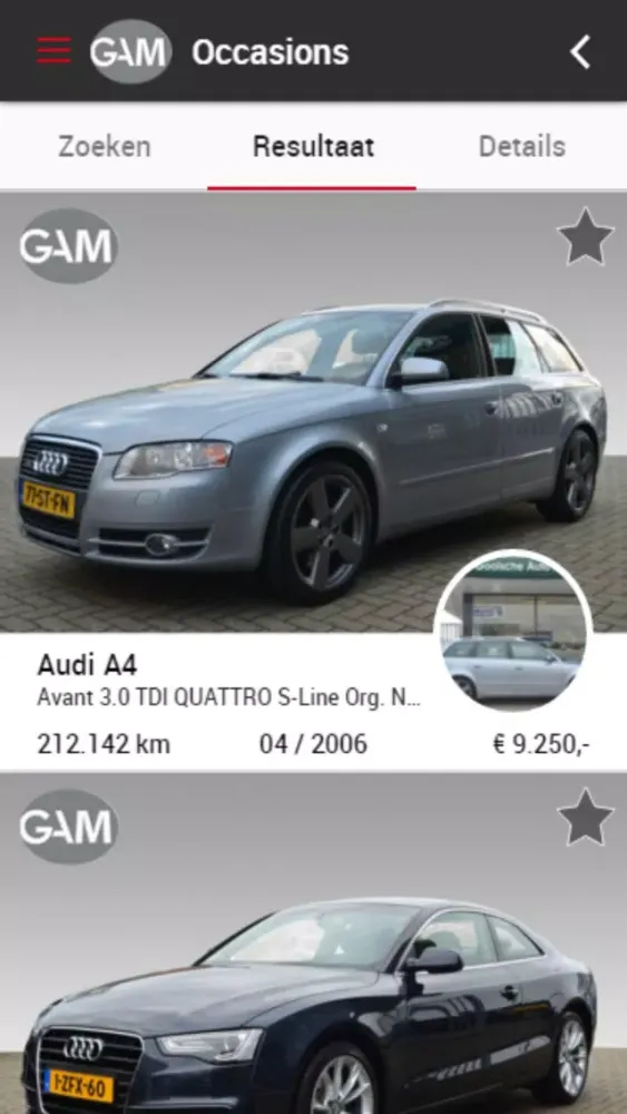 Tangkapan skrin Gooische Auto Mediair