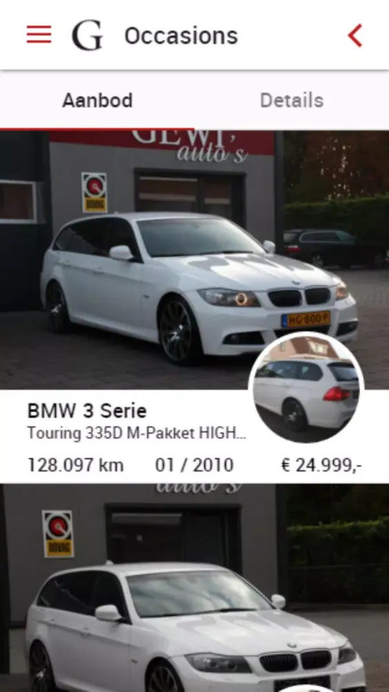 Zrzuty ekranu Gewi Auto's