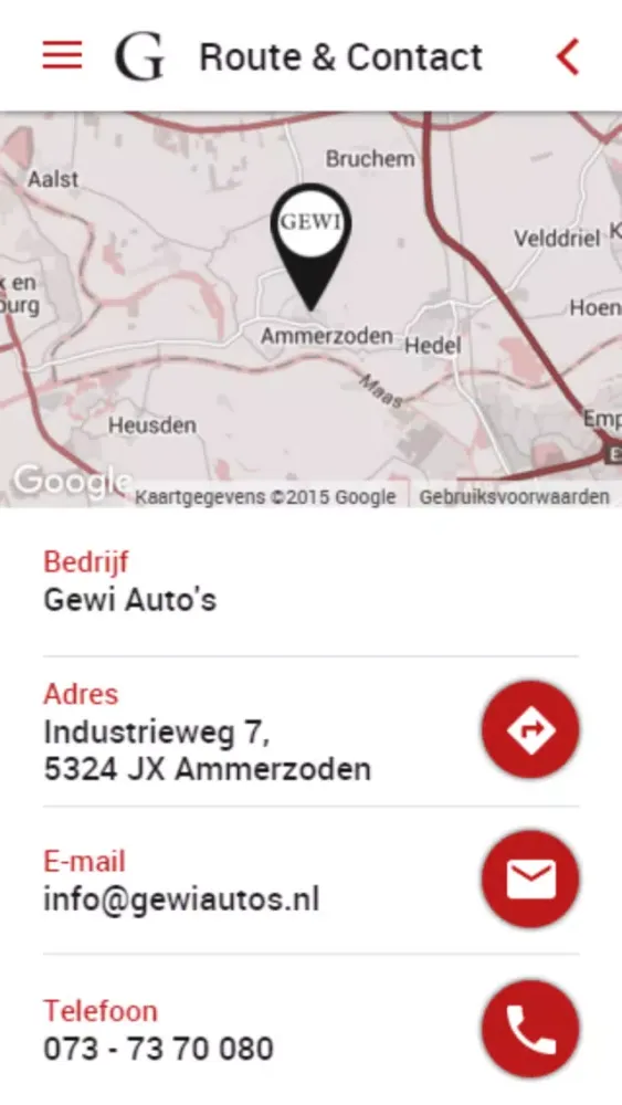 Zrzuty ekranu Gewi Auto's
