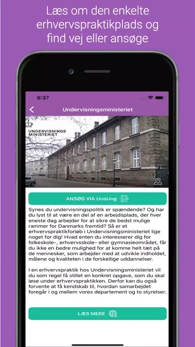 Erhvervspraktik - UU København Screenshots