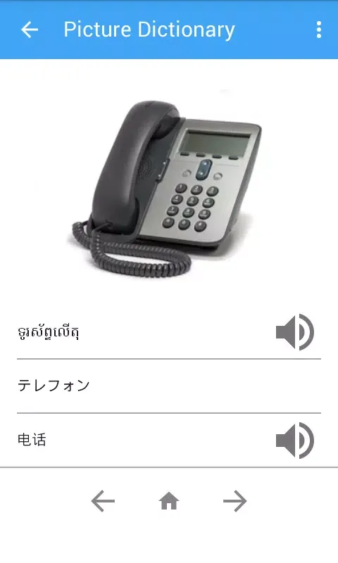 Picture Dictionary KH-JA-CN Screenshots