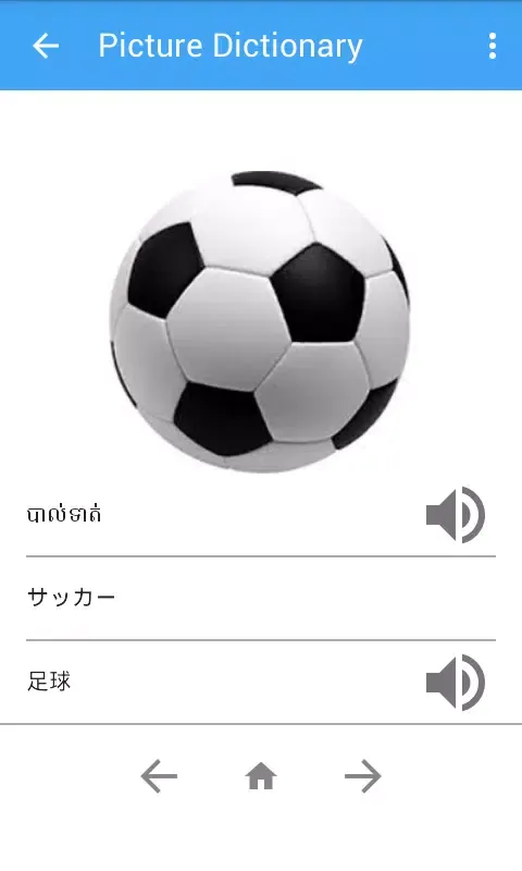 Picture Dictionary KH-JA-CN Screenshots