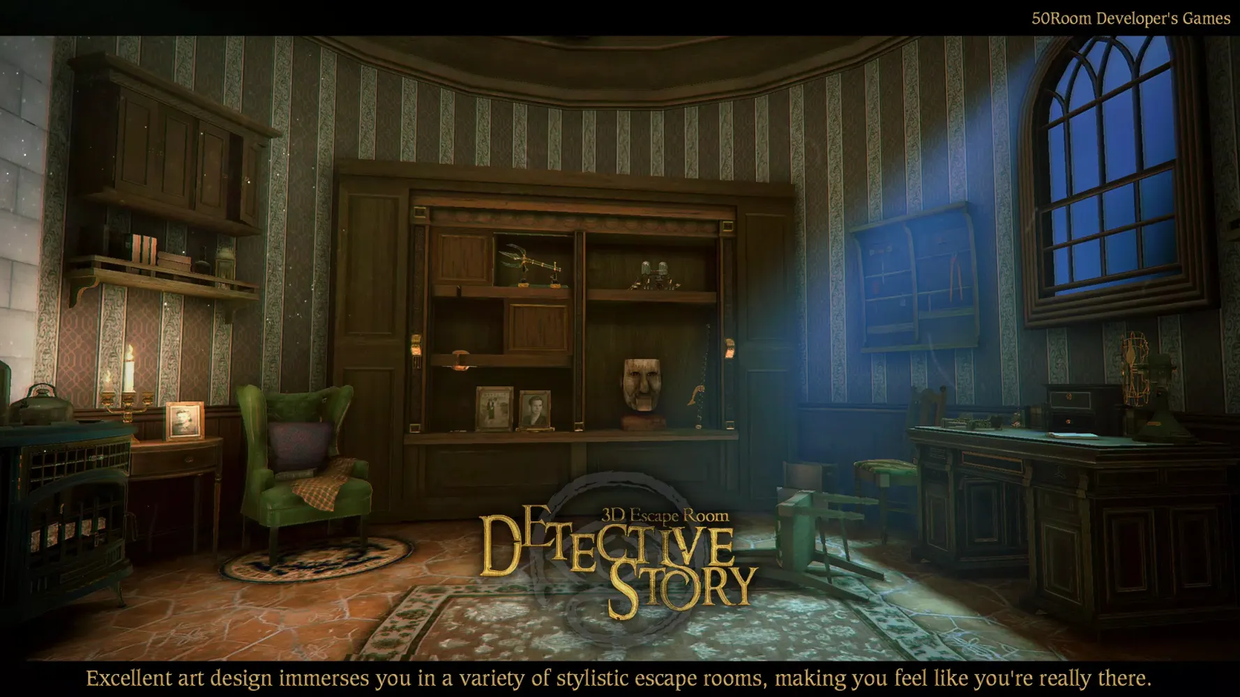 Tangkapan skrin 3D Escape Room Detective Story