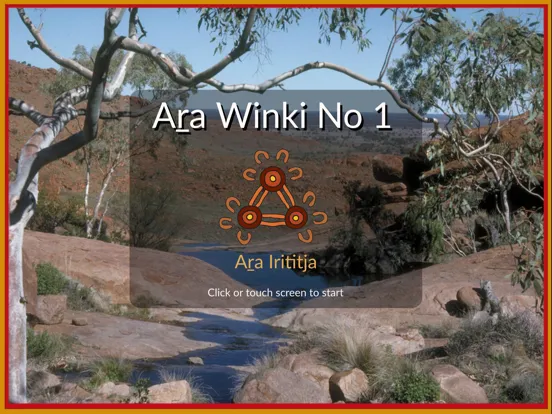 ภาพหน้าจอของ Aṟa Winki iPad 