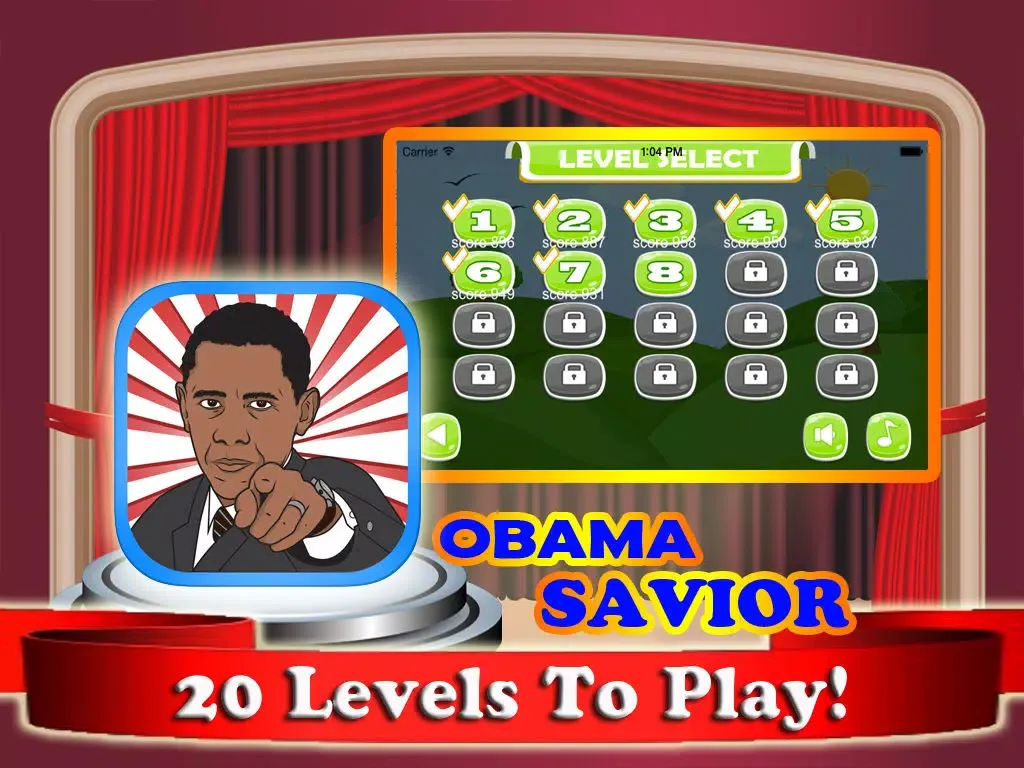 Screenshot di Obama Savior - Protect The President During Speech iPad 