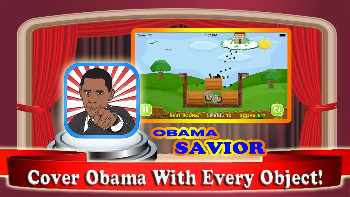 Screenshot di Obama Savior - Protect The President During Speech
