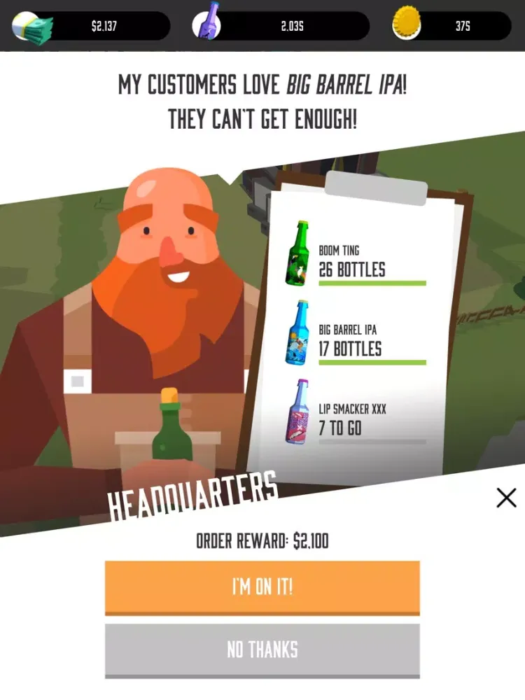 Brew Town iPad  Screenshots