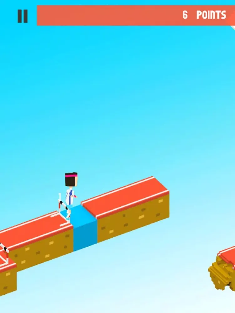Tangkapan layar Hurdles iPad 