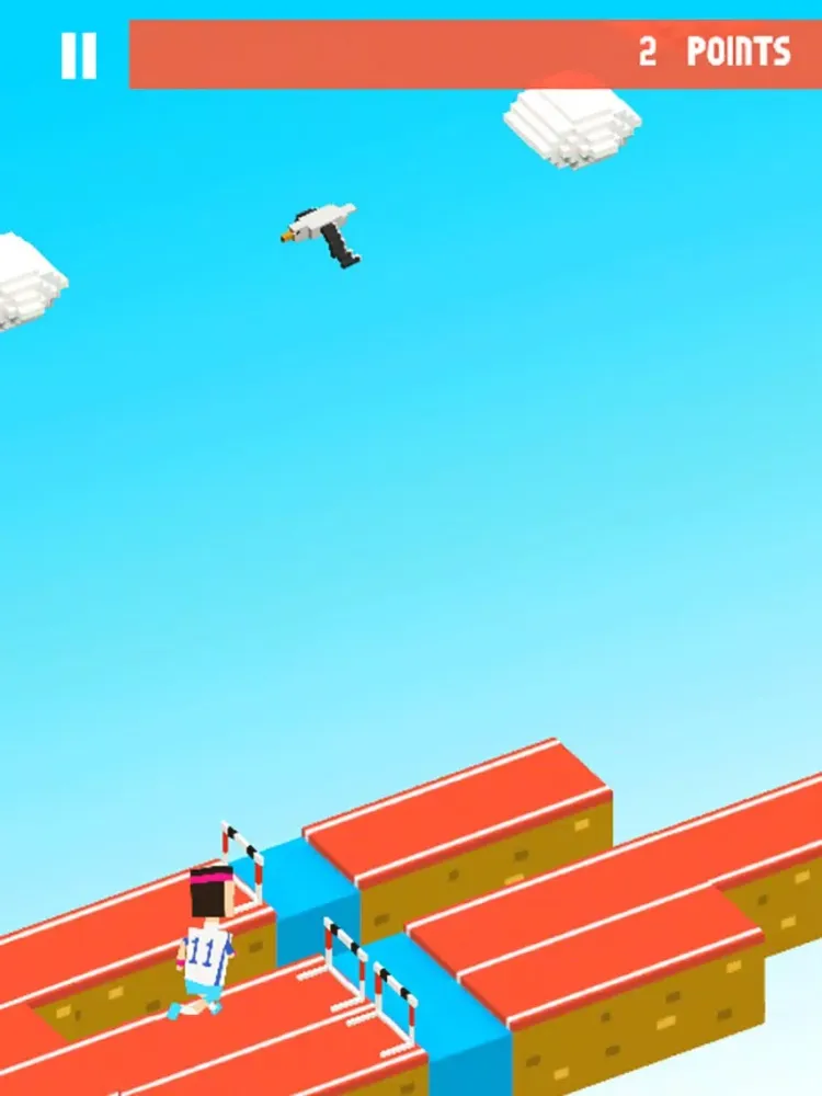 Tangkapan layar Hurdles iPad 