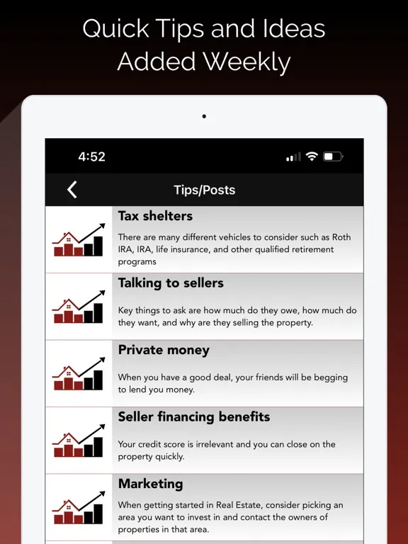 Investor Schooling iPad  Screenshots