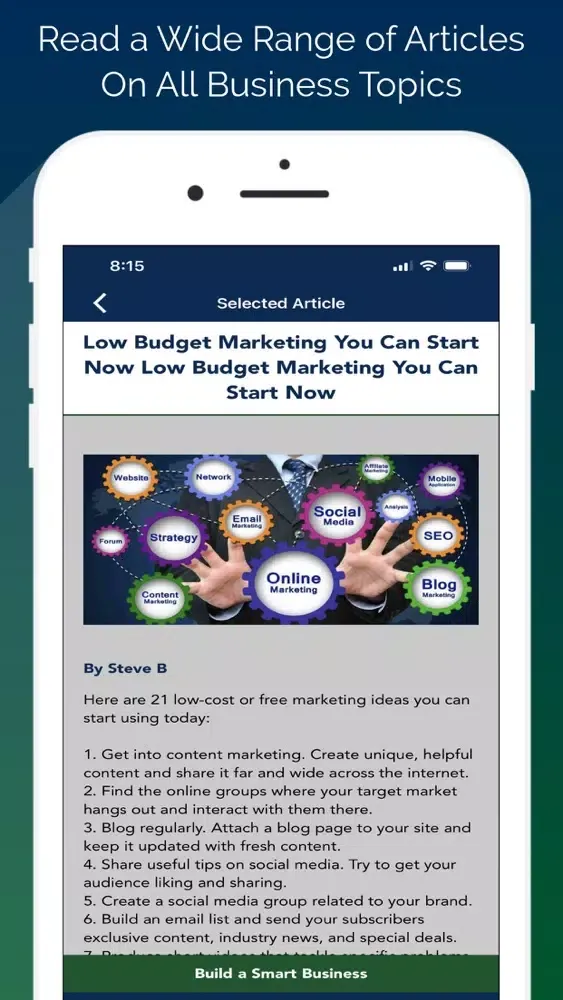 Smart Business By Steve Black سکرین شاٹس