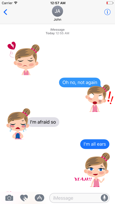 Zrzuty ekranu Animated Ballet GIRL Stickers