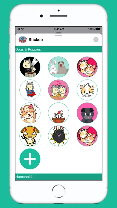 Capturas de pantalla de Stickee Stickers for iMessage