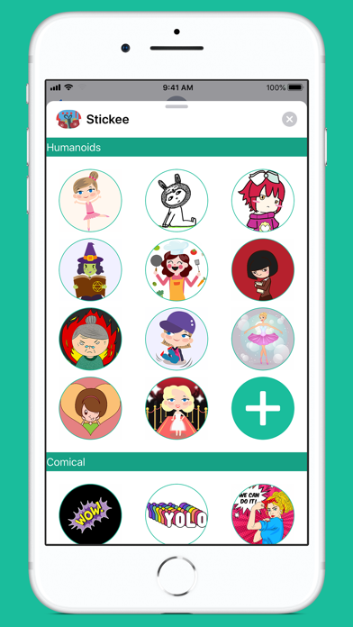 Ảnh chụp màn hình của Stickee Stickers for iMessage