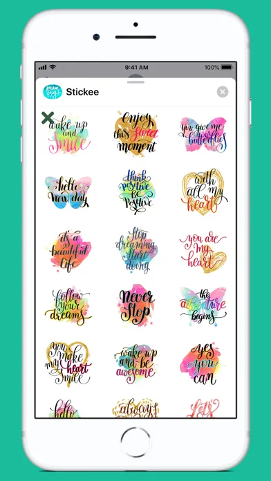 Capturas de pantalla de Stickee Stickers for iMessage