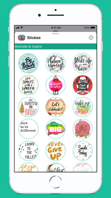 Ảnh chụp màn hình của Stickee Stickers for iMessage