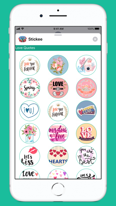 Ảnh chụp màn hình của Stickee Stickers for iMessage