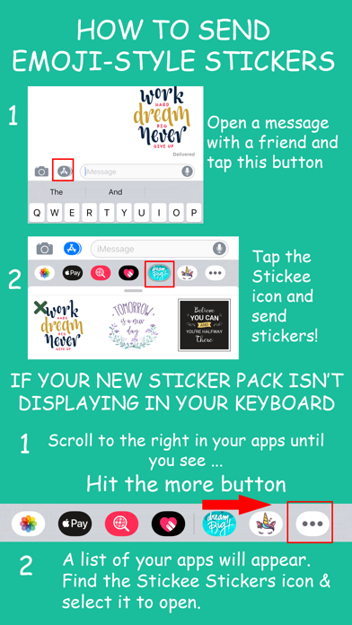 Ảnh chụp màn hình của Stickee Stickers for iMessage