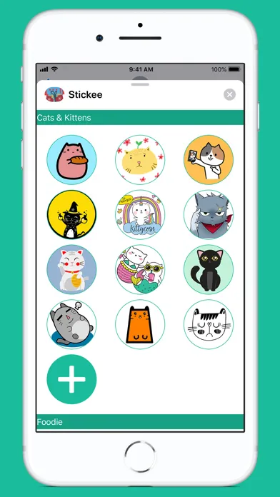 Capturas de pantalla de Stickee Stickers for iMessage