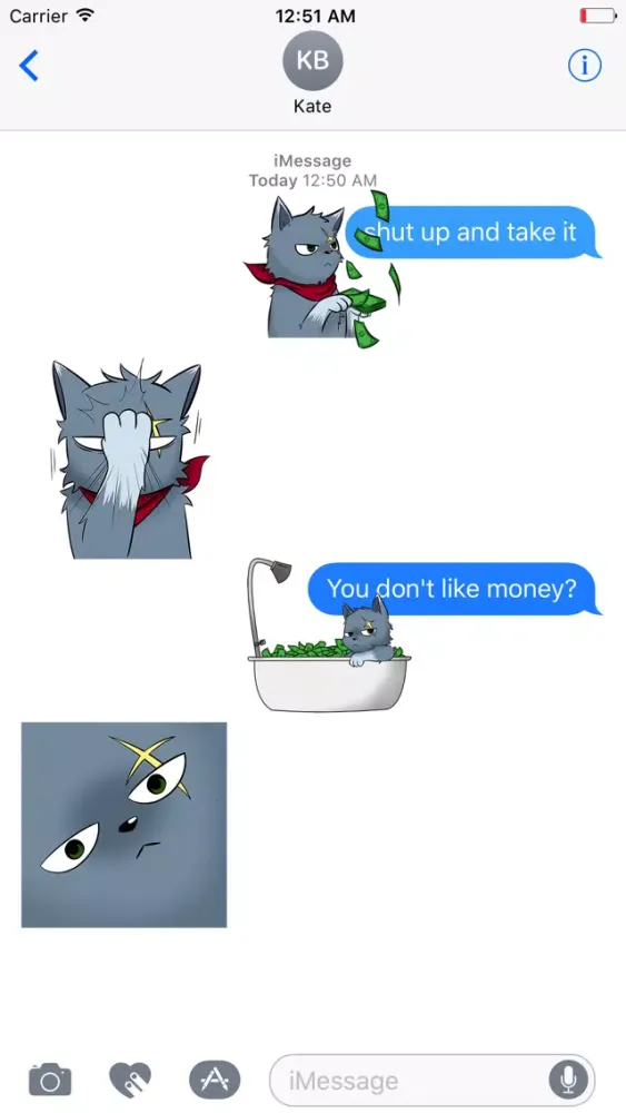 BOSS CAt Animated Stickers スクリーンショット
