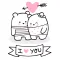 Cute Couple Stickers