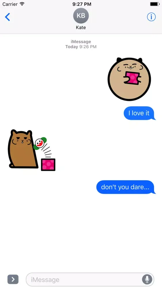 Animated CUTEsy HAMSTEr Sticker for iMessage 스크린샷