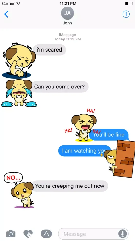 LABRADOr Stickers for iMessage स्क्रीनशॉट
