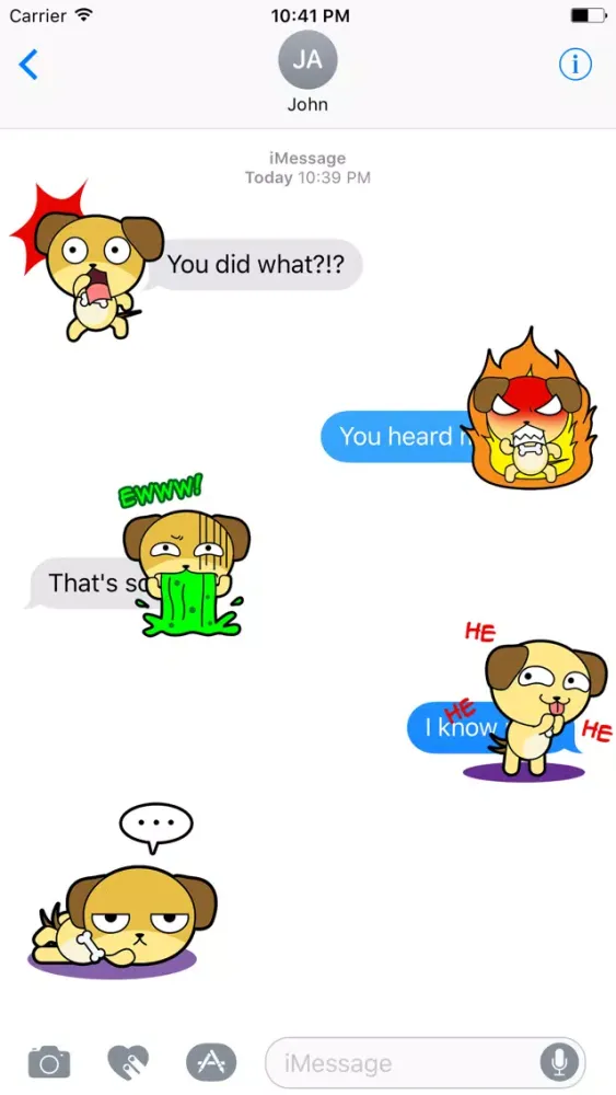 LABRADOr Stickers for iMessage स्क्रीनशॉट