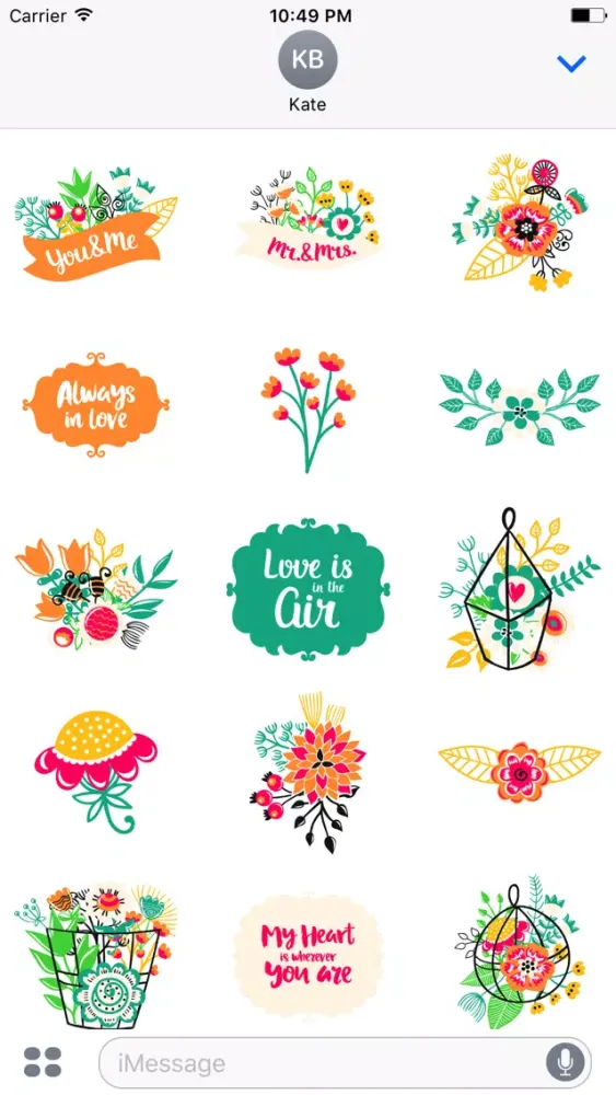 Love Romantic Sticker Pack应用截图