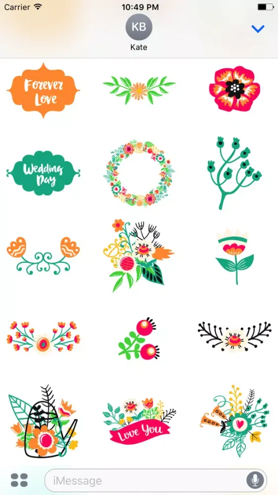 Love Romantic Sticker Pack应用截图