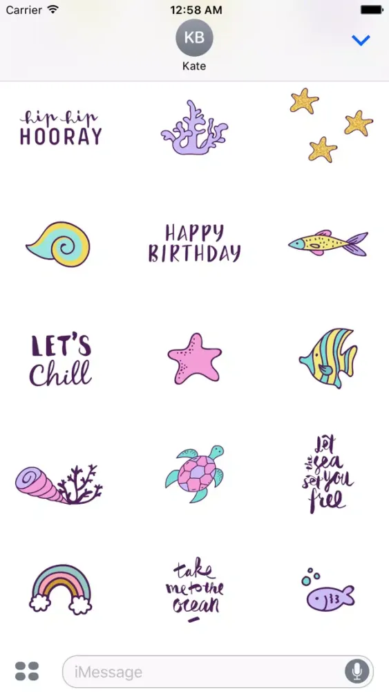 Скриншоты Beautiful Mermaids Under The Sea Stickers Pack